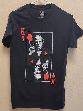 The Godfather King Card Graphic Tee - Black Size S